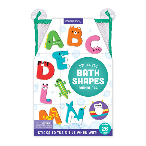 Mudpuppy - Stickable Bath Shapes Animal ABC