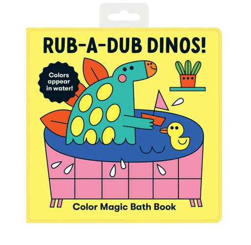 Mudpuppy - Color Magic Bath Book - Rub-A-Dub Dinos