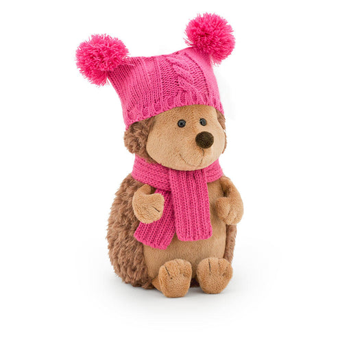 Orange Toys: Fluffy the Hedgehog with double pom-pom hat