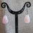 Wildside PS45 - Drop Earrings Rose Quartz