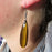 Wildside PS51 - Long Drop Earrings Tigers Eye