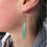 Wildside PS54 - Long Drop Earrings Aventurine