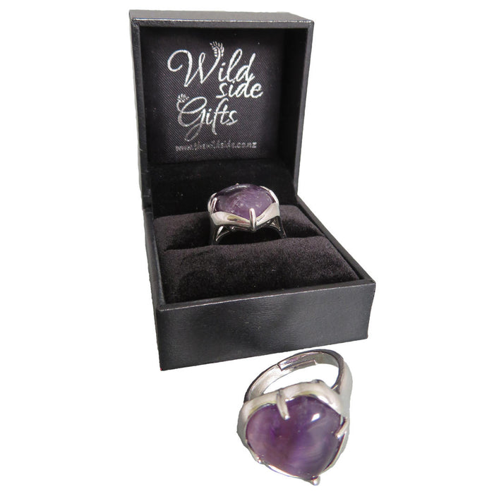 Wildside PS80 - Ring Amethyst Heart