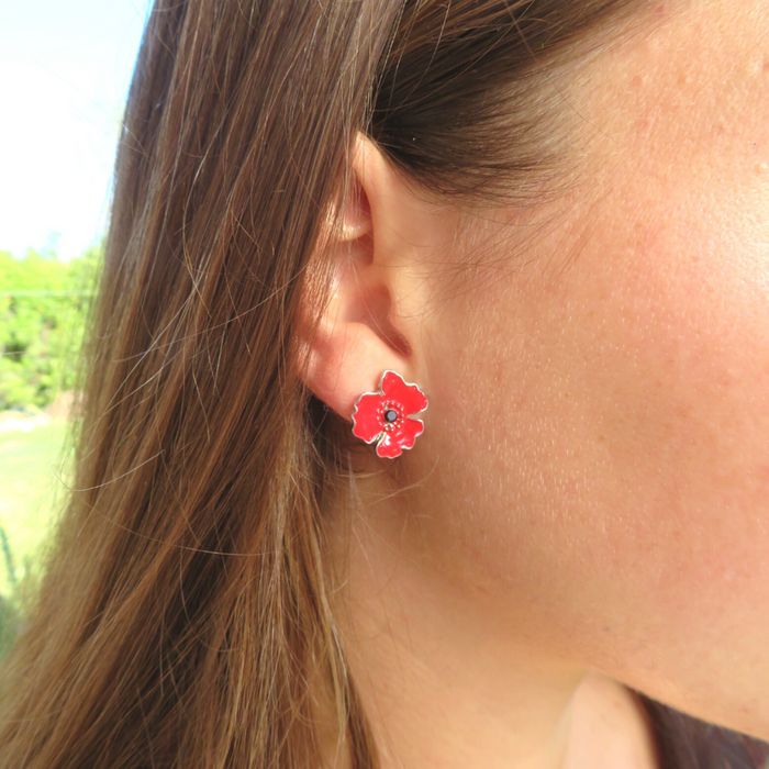Wildside ER52 - Poppy Stud Earrings