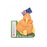 NZ Kiwi Fridge Magnet with Thermometer