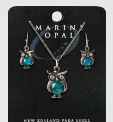 Marine Opal - Owl Set