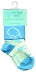 My First Kiwi - Merino Wool Socks - Kiwi, Blue 12-24 months