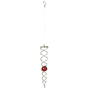 Natures Melody - Windspinner - Spiral Red Ball 12"