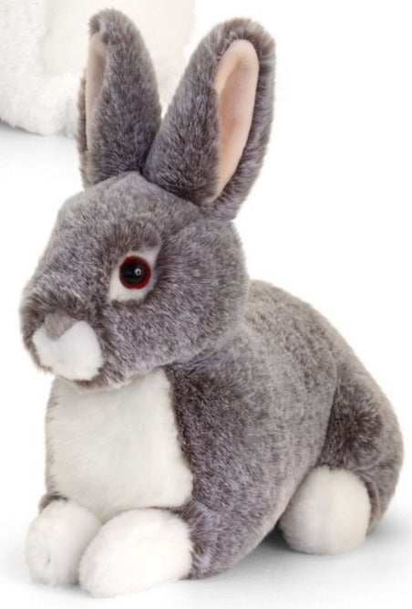 Keel Toys: Sitting Rabbit Grey 25cm