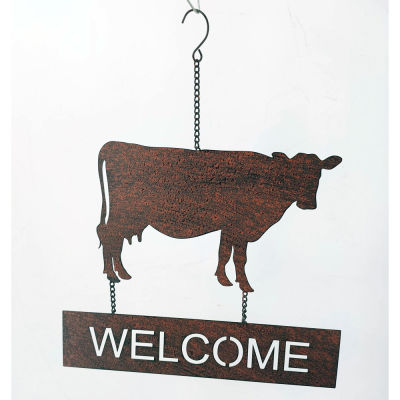 Wall Art - Cow Welcome Sign