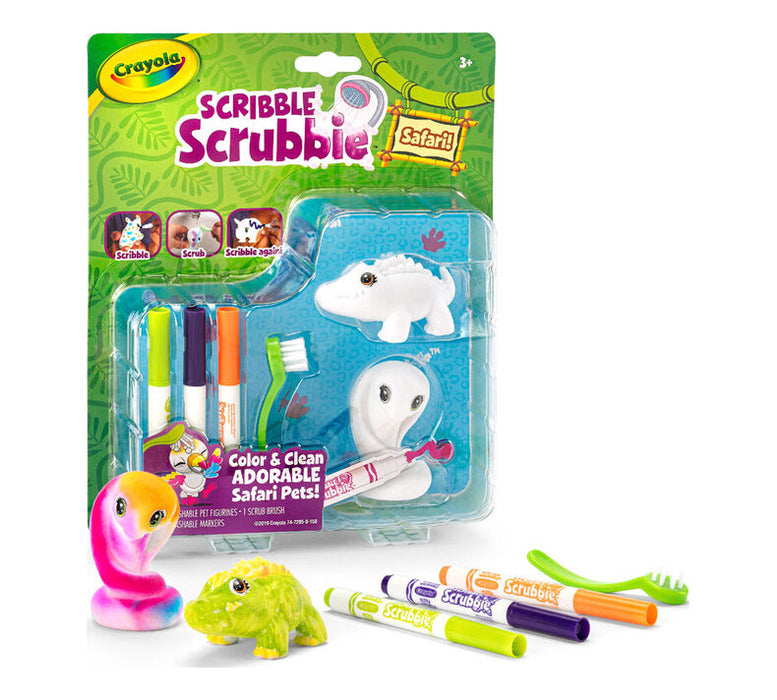 Crayola Scribble Scrubbie - Safari Set (Abi & Kojo)