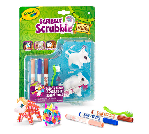 Crayola Scribble Scrubbie - Safari Set (Lulu & Jelani)