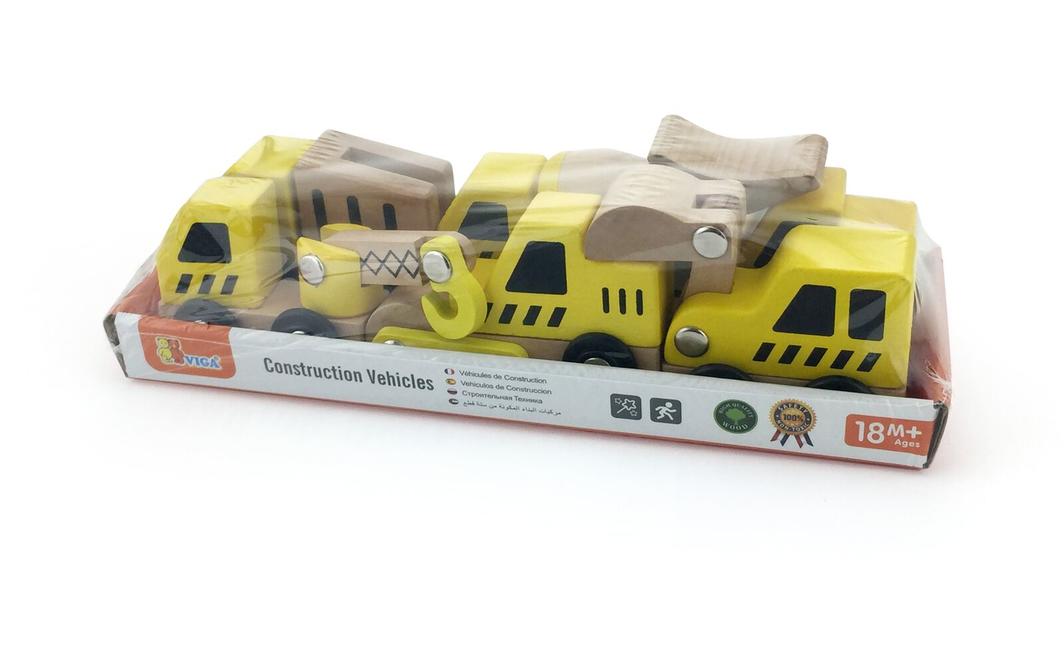 Viga - Construction Vehicles Set - 6pcs