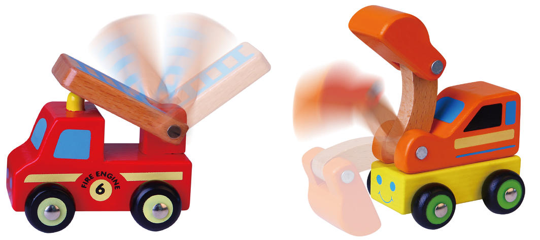 Viga - Mini Emergency Vehicles Set - 6pcs