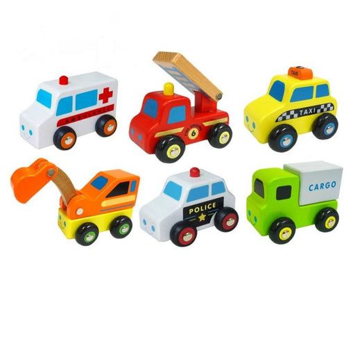 Viga - Mini Emergency Vehicles Set - 6pcs