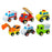 Viga - Mini Emergency Vehicles Set - 6pcs