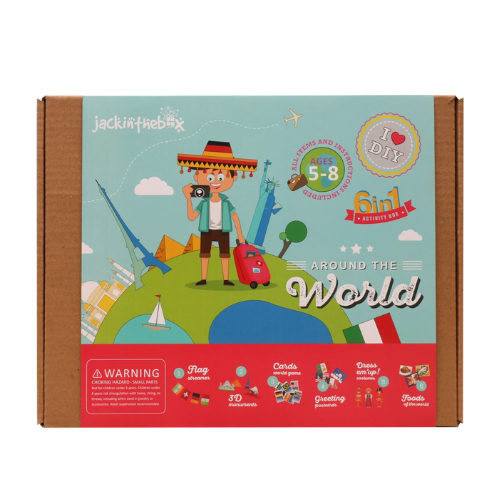 Jack in the Box 6 in 1 Craft Box - Around the World