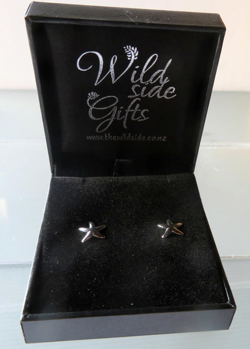 Wildside XP27 - Sterling Silver Stud Earrings Starfish