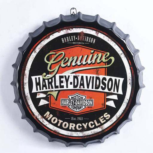 Man Cave - Harley Davidson Bottle Top Sign