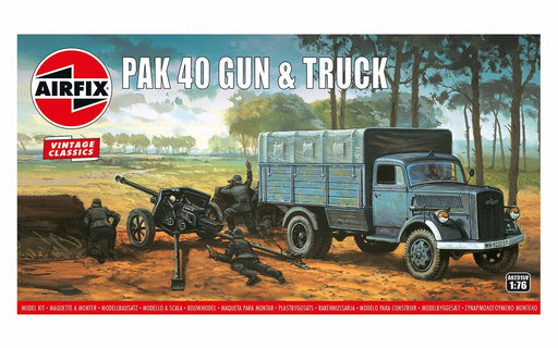 Airfix - 1:76 PAK 40 Gun & Truck