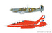 Airfix - 1:72 Best of British Supermarine Spitfire & RAF Red Arrows Hawk