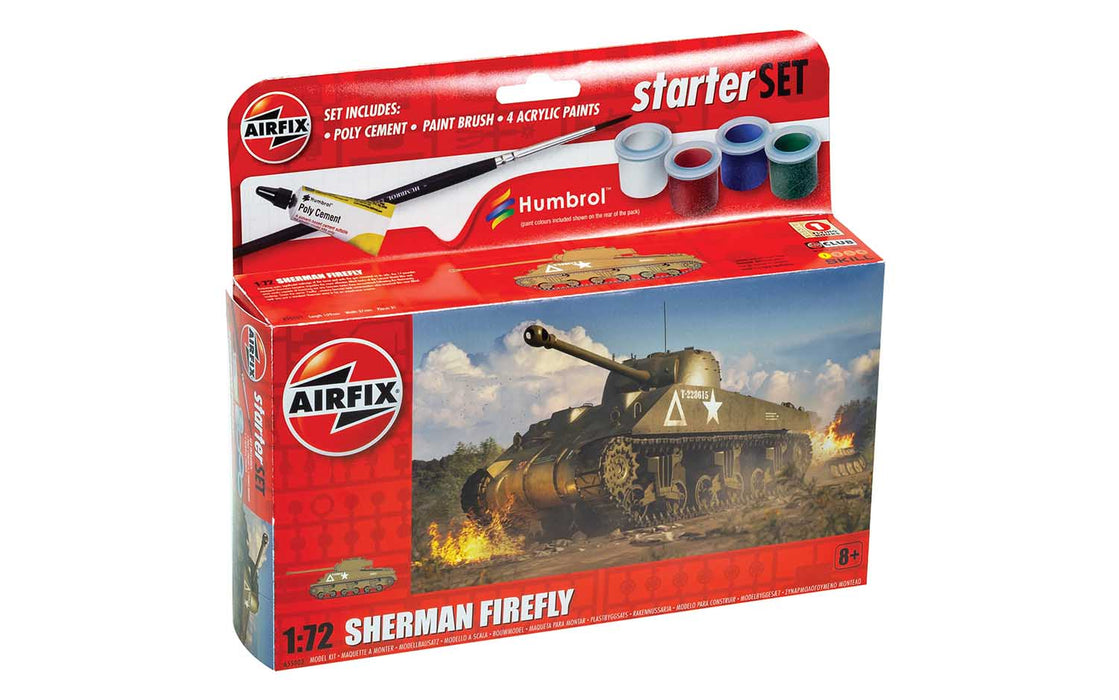 Airfix Starter Set - 1:72 Sherman Firefly