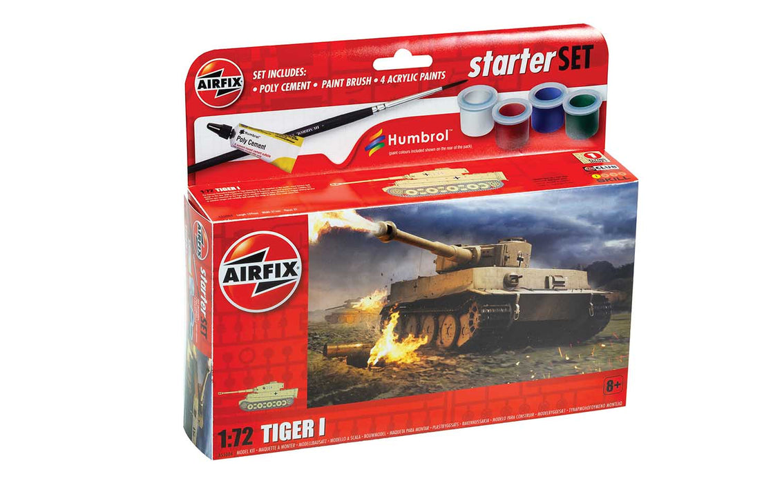 Airfix Starter Set - 1:72 Tiger 1