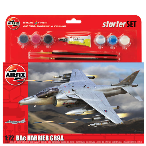 Airfix Starter Set - 1:72 BAe Harrier GR9A