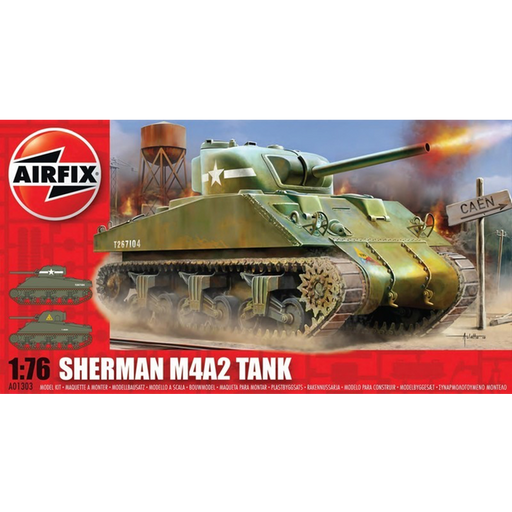 Airfix - 1:76 Sherman M4A2 Tank