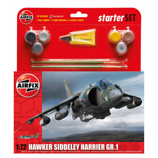Airfix Starter Set - 1:72 Hawker Siddeley Harrier GR.1