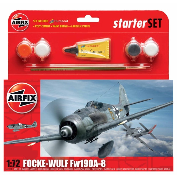 Airfix Starter Set - 1:72 Focke-Wulf Fw190A-8