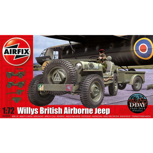Airfix - 1:72 British Airborne Willys Jeep