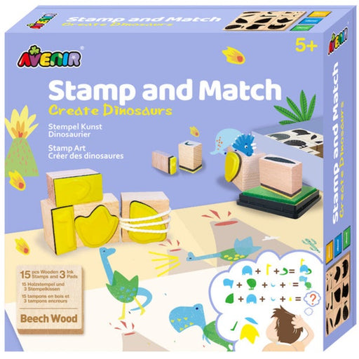 Avenir: Stamp and Match - Create Dinosaurs