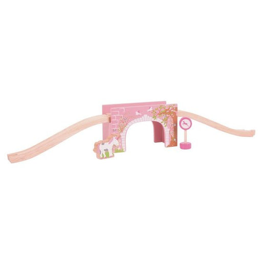 BigJigs Rail Pink Arched Bridge