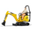 Bruder - JCB Micro Excavator 8010 CTS with Construction Worker