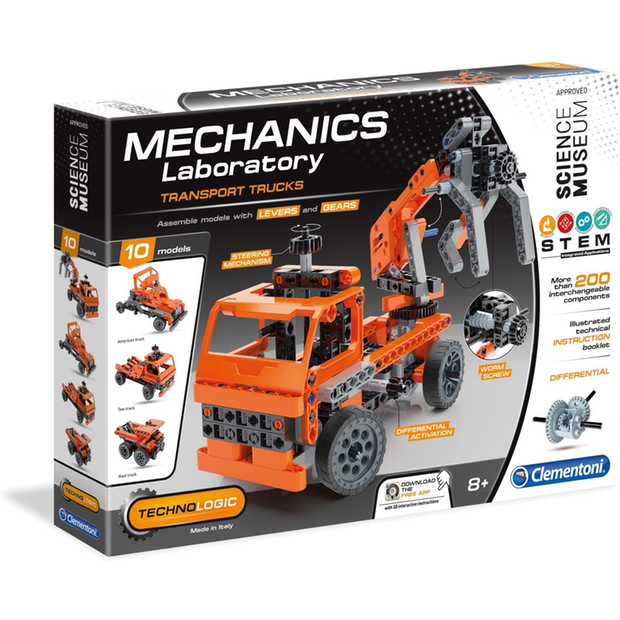 Clementoni Mechanics Laboratory - Transport Trucks
