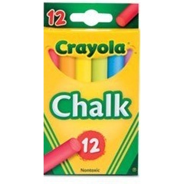 Crayola - Chalk Coloured 12pk