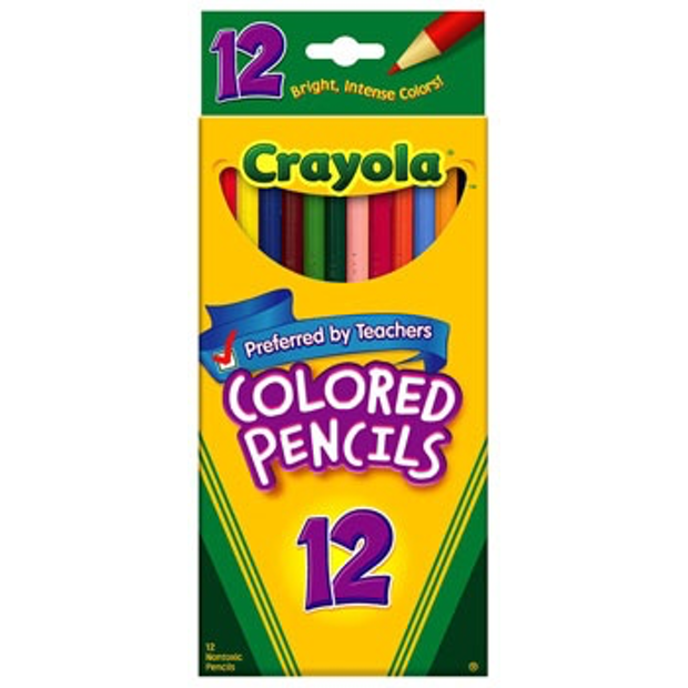 Crayola - Full Size Coloured Pencils 12pk