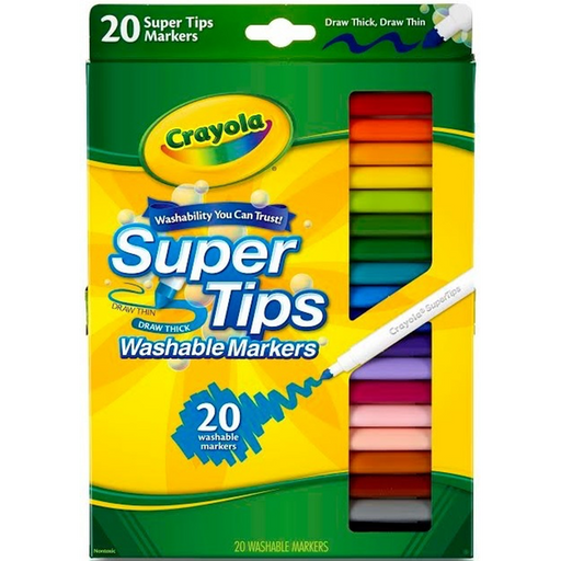 Crayola - Super tips Washable Markers 20pk