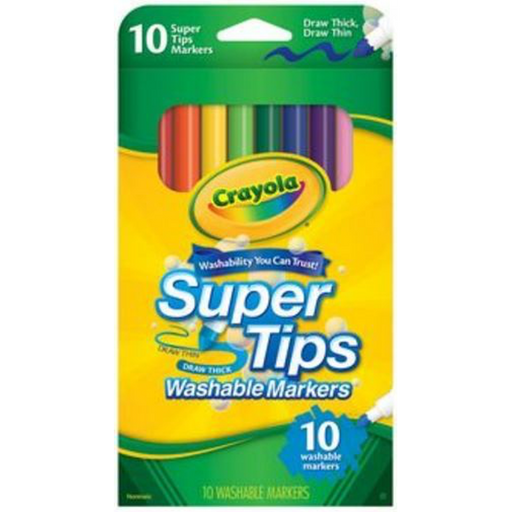 Crayola - Super Tips Washable Markers 10pk