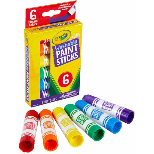 Crayola - Washable Paint Sticks 6pk
