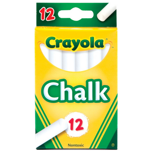 Crayola - Chalk White 12pk