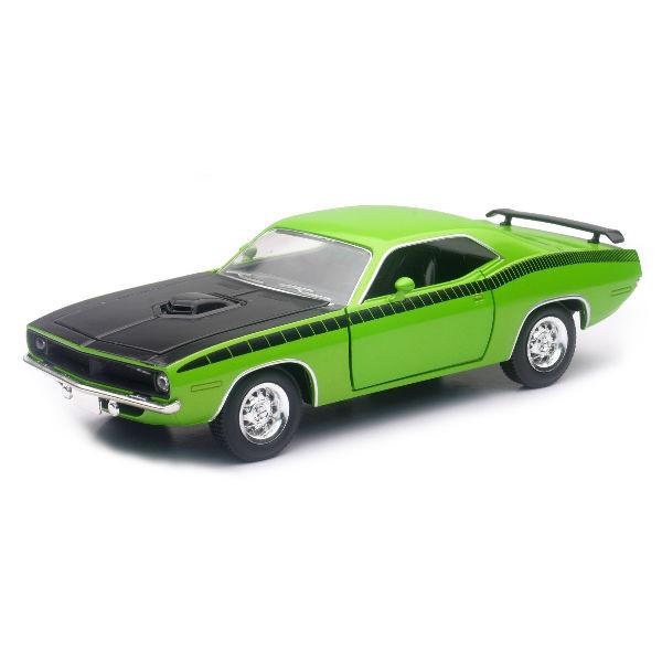 New Ray Muscle Car Collection 1:25 - 1970 Plymouth Cuda Green