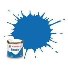 Humbrol 14ml Enamel Paint Metallic - #52 Baltic Blue