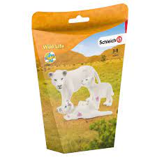 Schleich - Lion Mother with Cubs