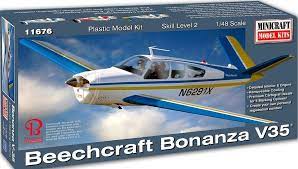Minicraft Model Kits: 1/48 Beechcraft Bonanza V35