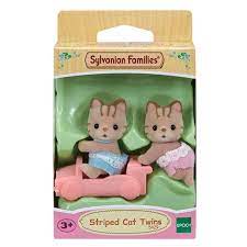 Sylvanian Families - Striped Cat Twins