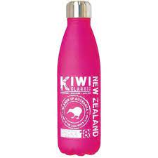 NZ S/S Drink Bottle - Pink Kiwi Classic 500ml