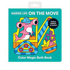 Mudpuppy - Color Magic Bath Book - Marine Life on the Move