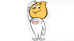 Man Cave - Esso Oil Drop Man Sign